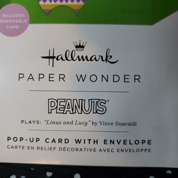 Hallmark Peanuts Easter Pop-Up Card - Picture 5 of 5